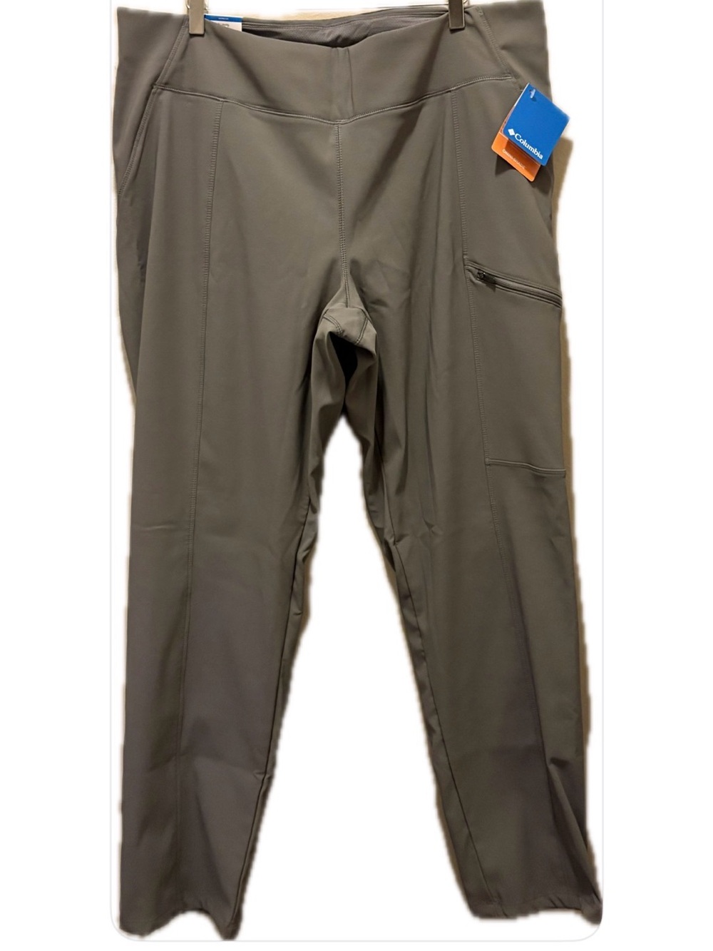 Columbia NWT Omni-Shield  50 UPF Active Fit Straight Leg City Grey Pants XXL